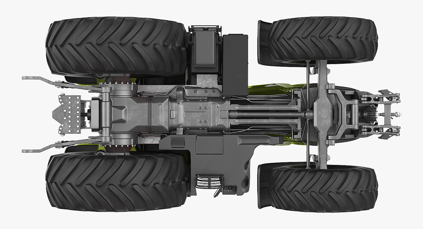 3D Tractor Claas Axion 800 model