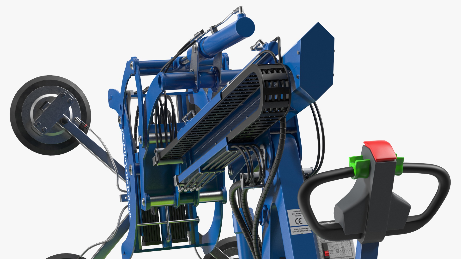 3D GMG 1000 Glass Handling Machine Rigged model