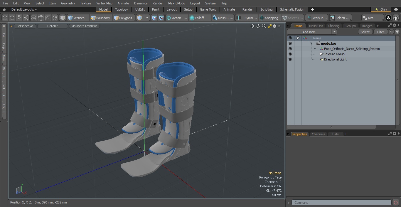 3D Foot Orthosis Darco Splinting System