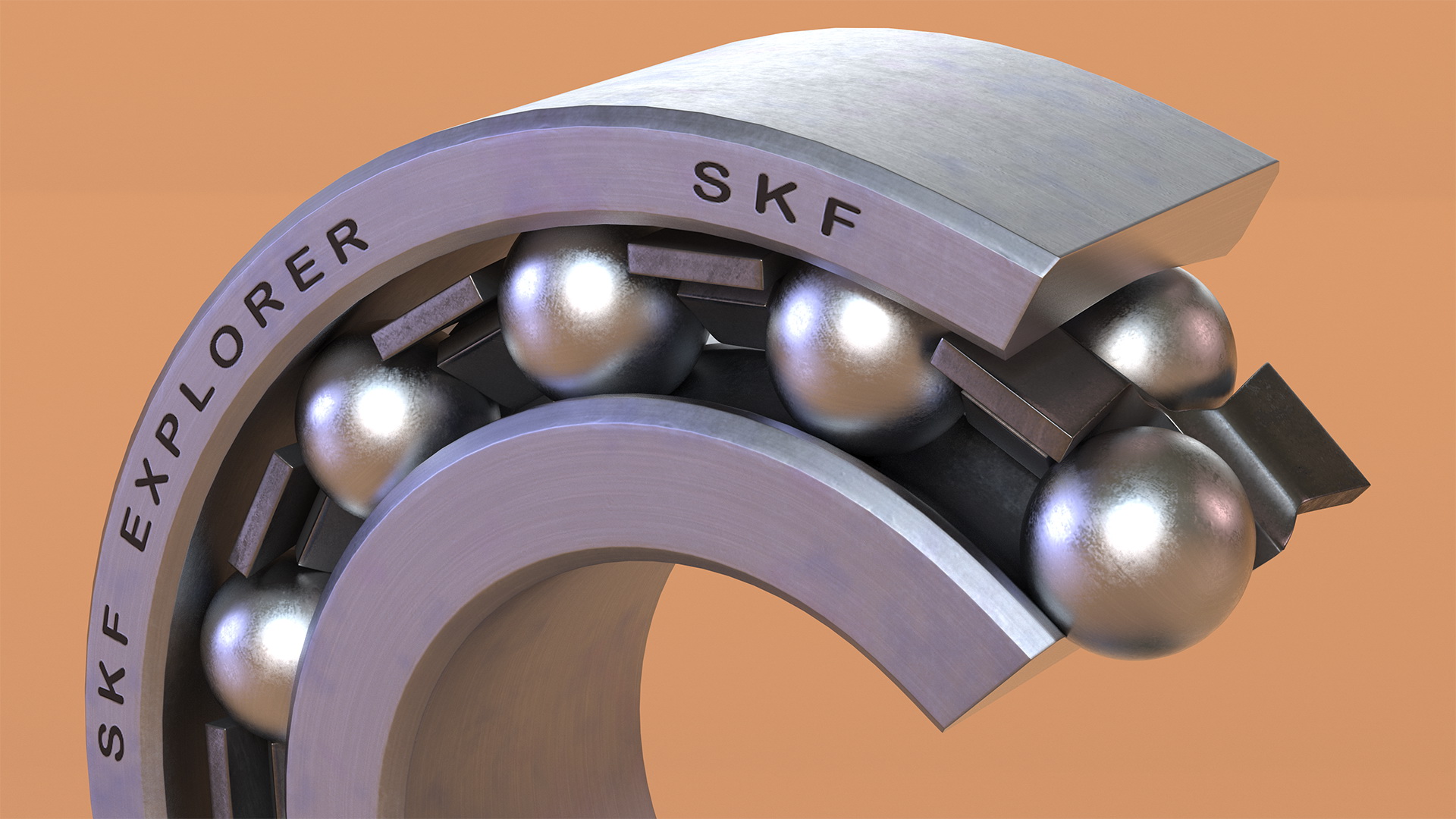 Ball Bearing Inside 3D model