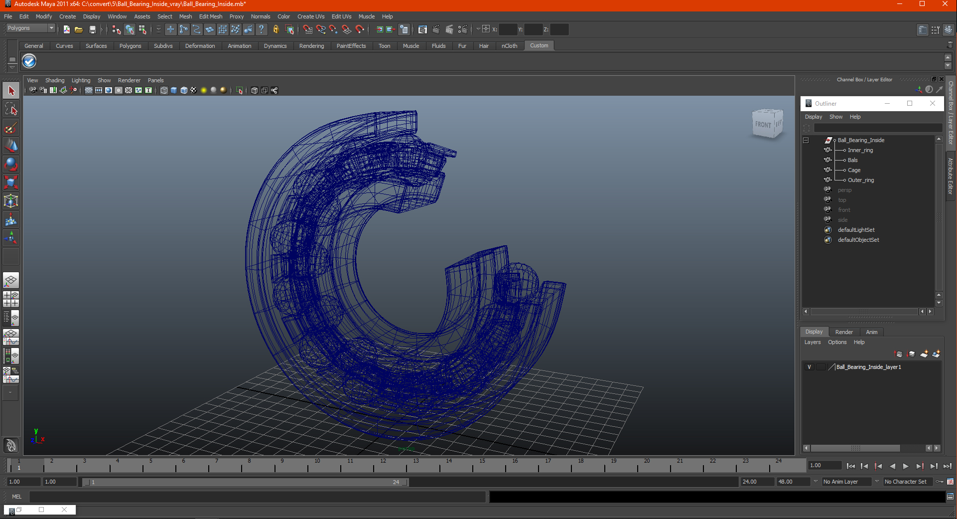 Ball Bearing Inside 3D model