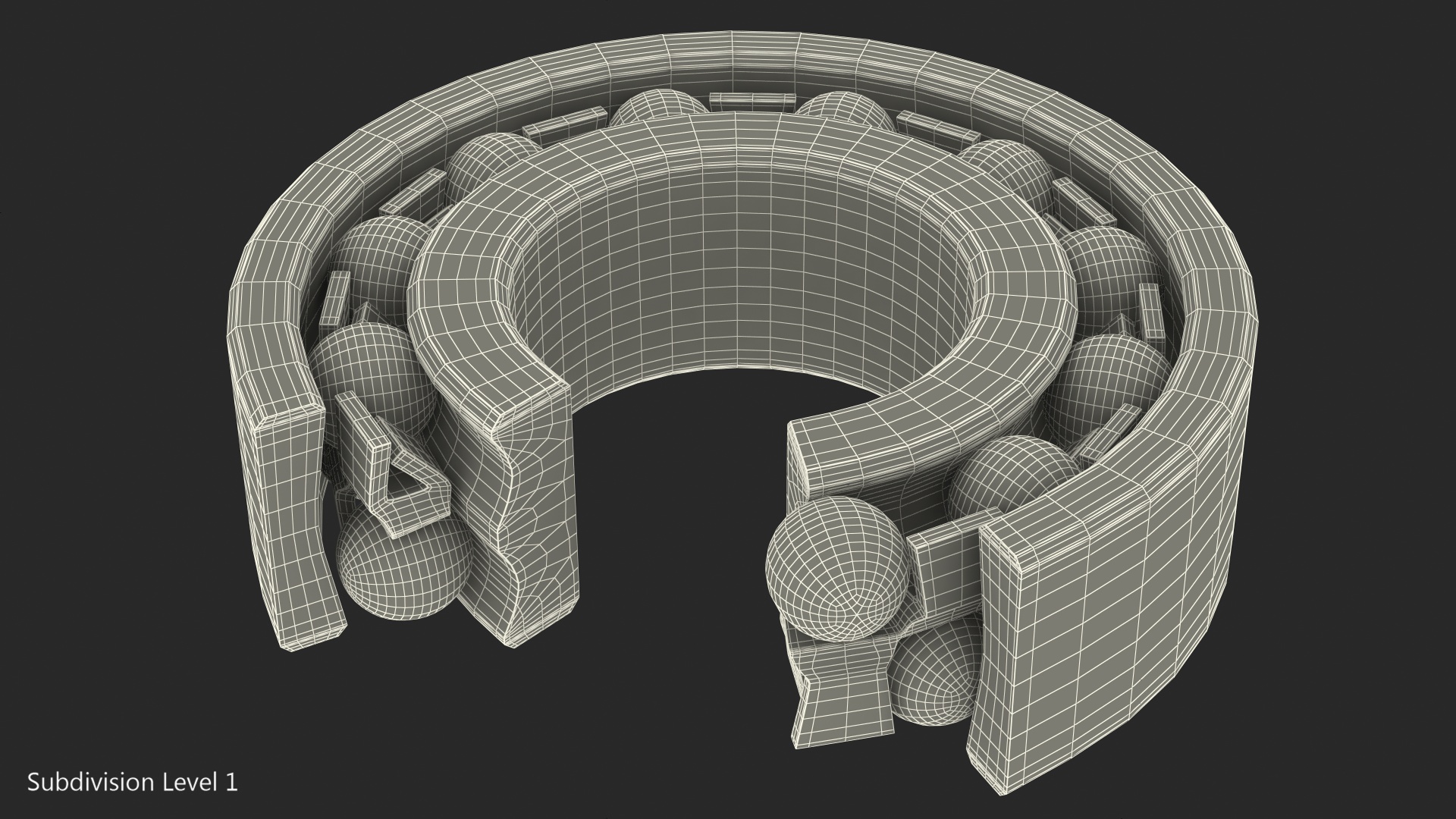 Ball Bearing Inside 3D model