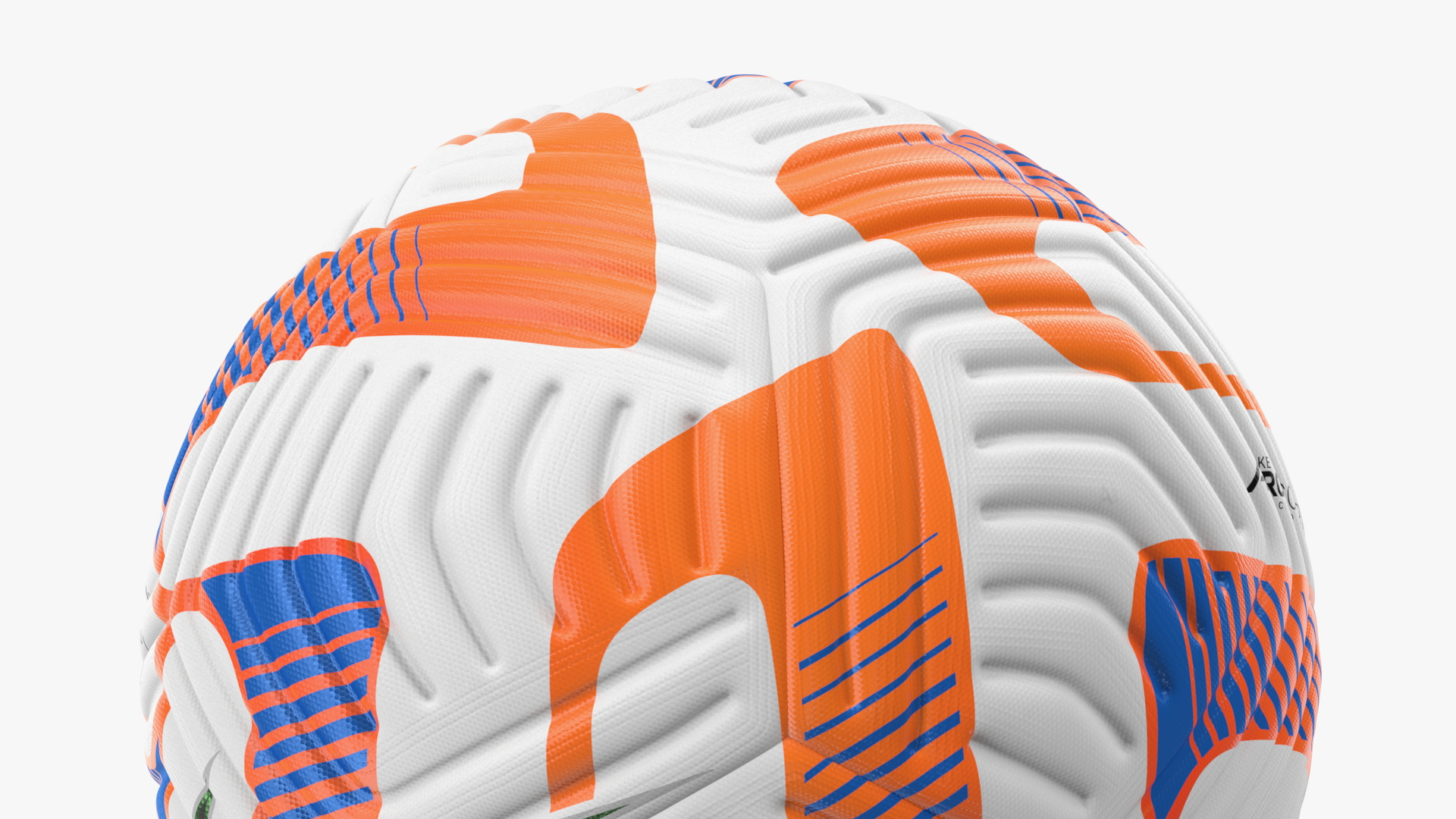 3D model Official Match Ball Nike Flight White Total Orange