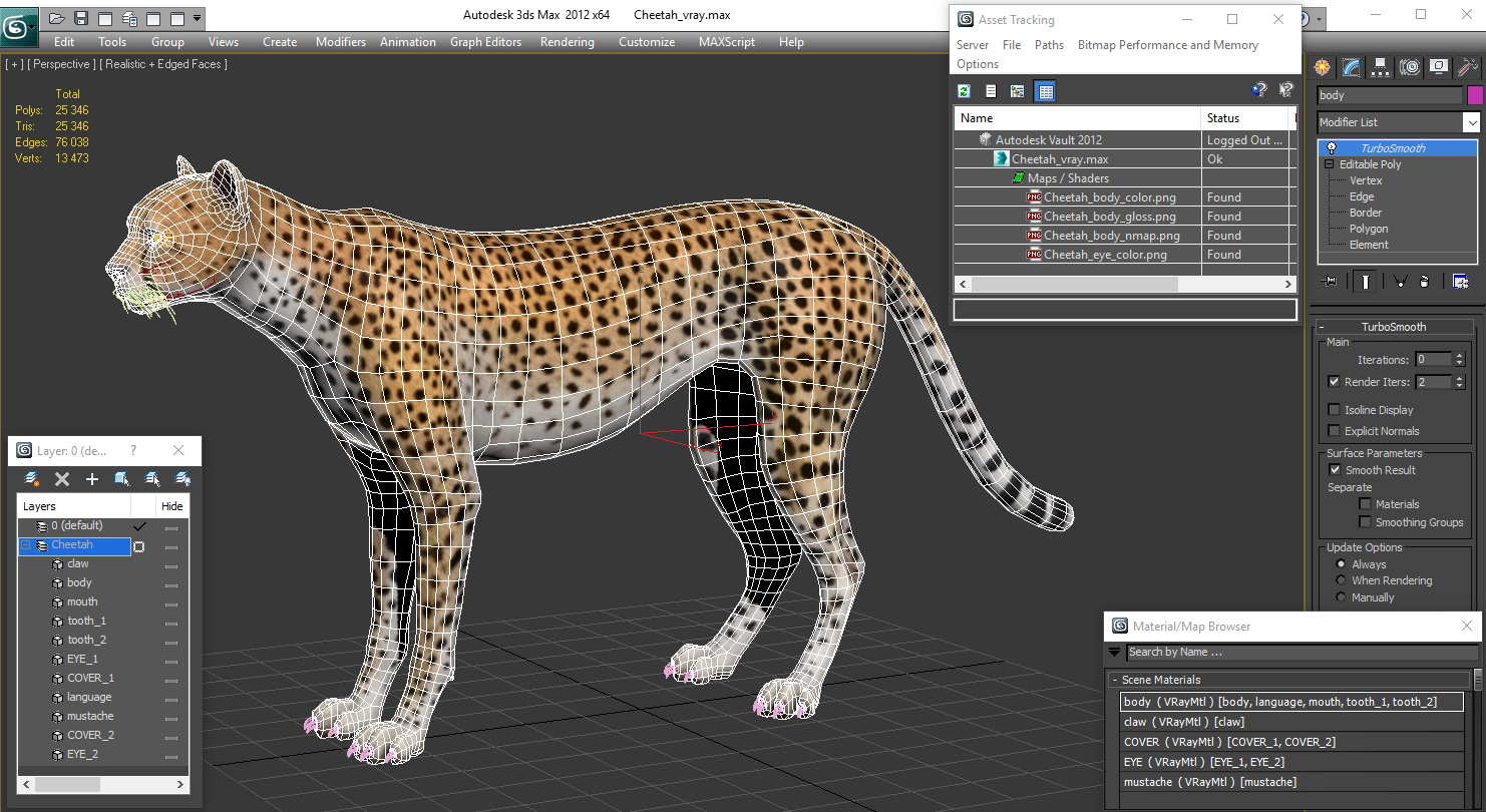 Cheetah 3D model