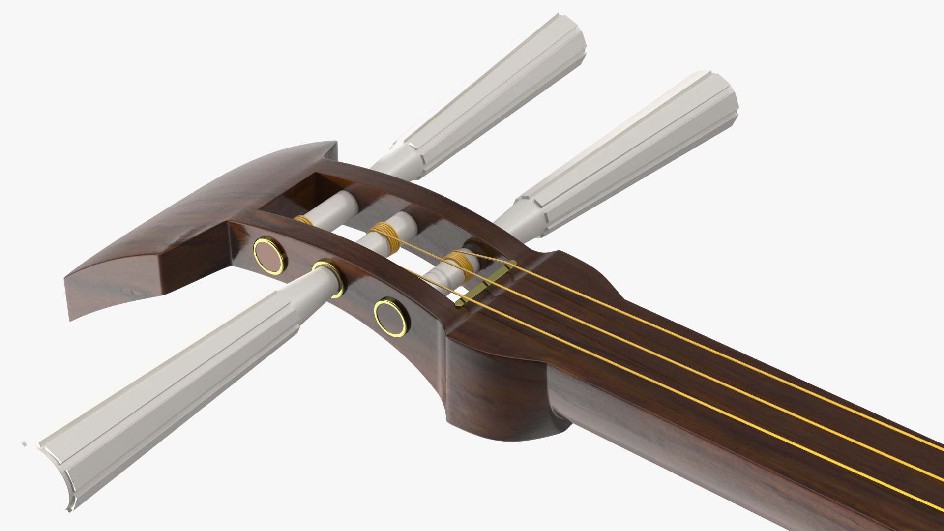 Shamisen White 3D model