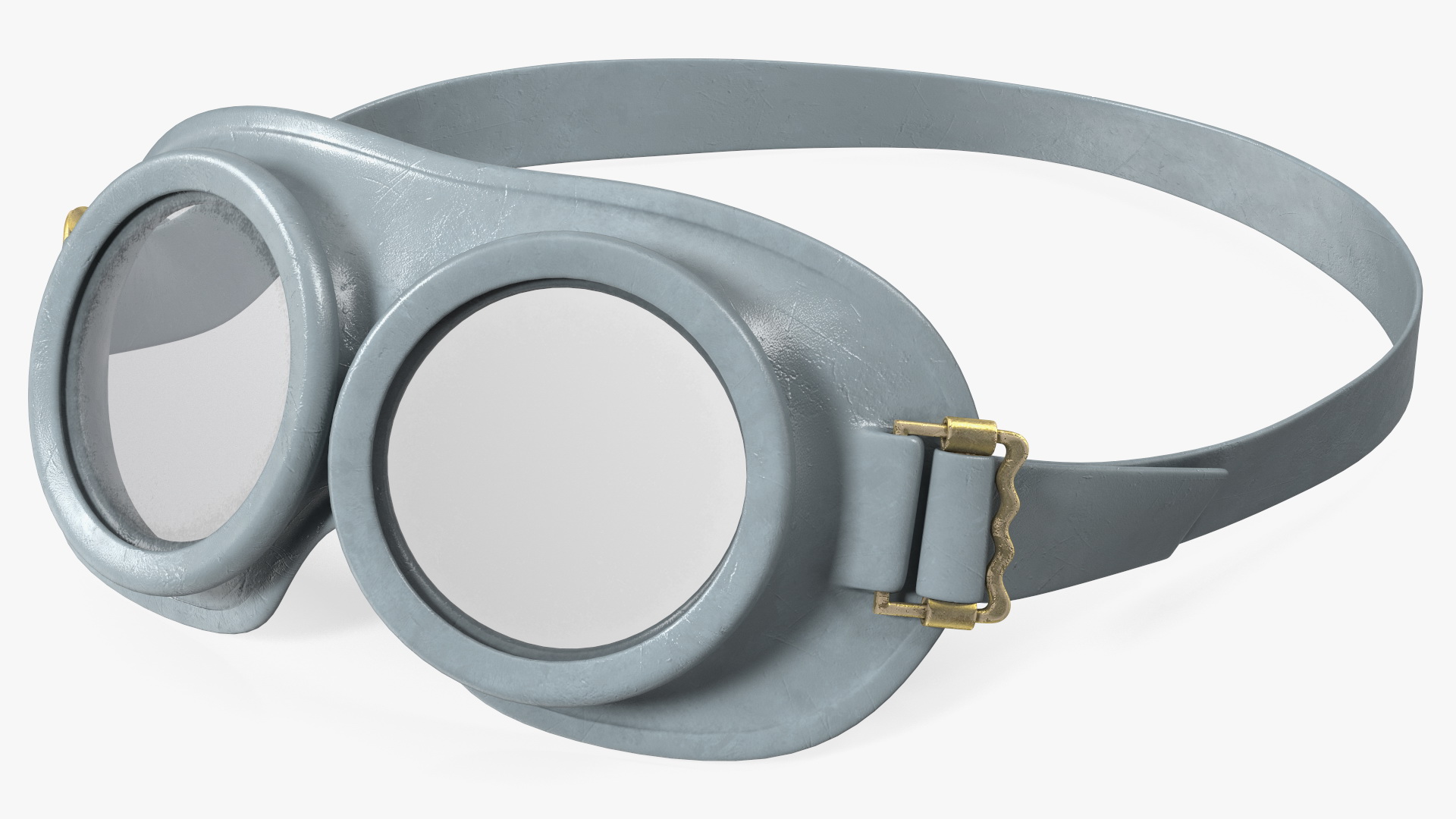 3D NATO Grey Military Rubber Goggles model