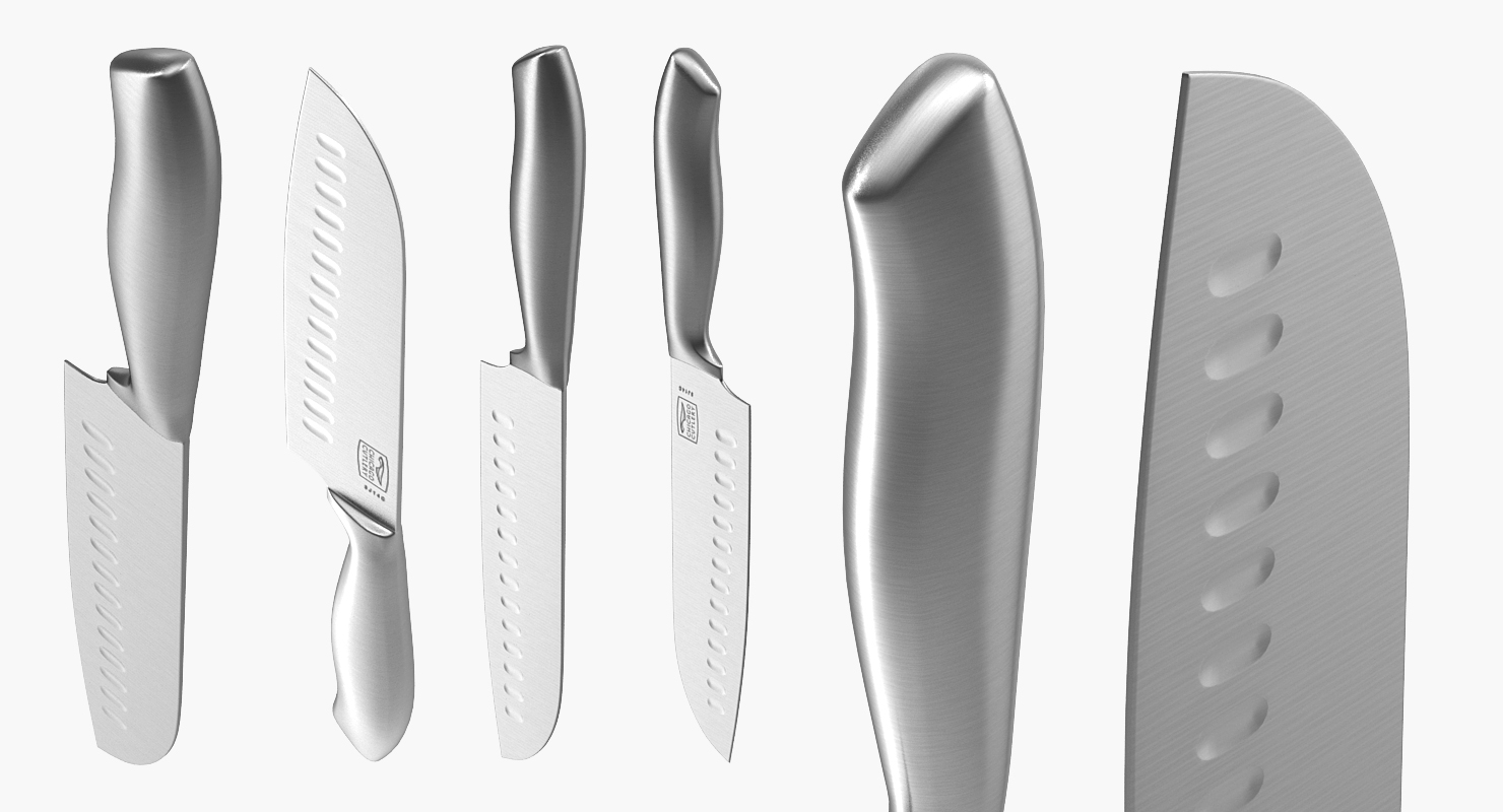 3D Stainless Steel Chef Knife