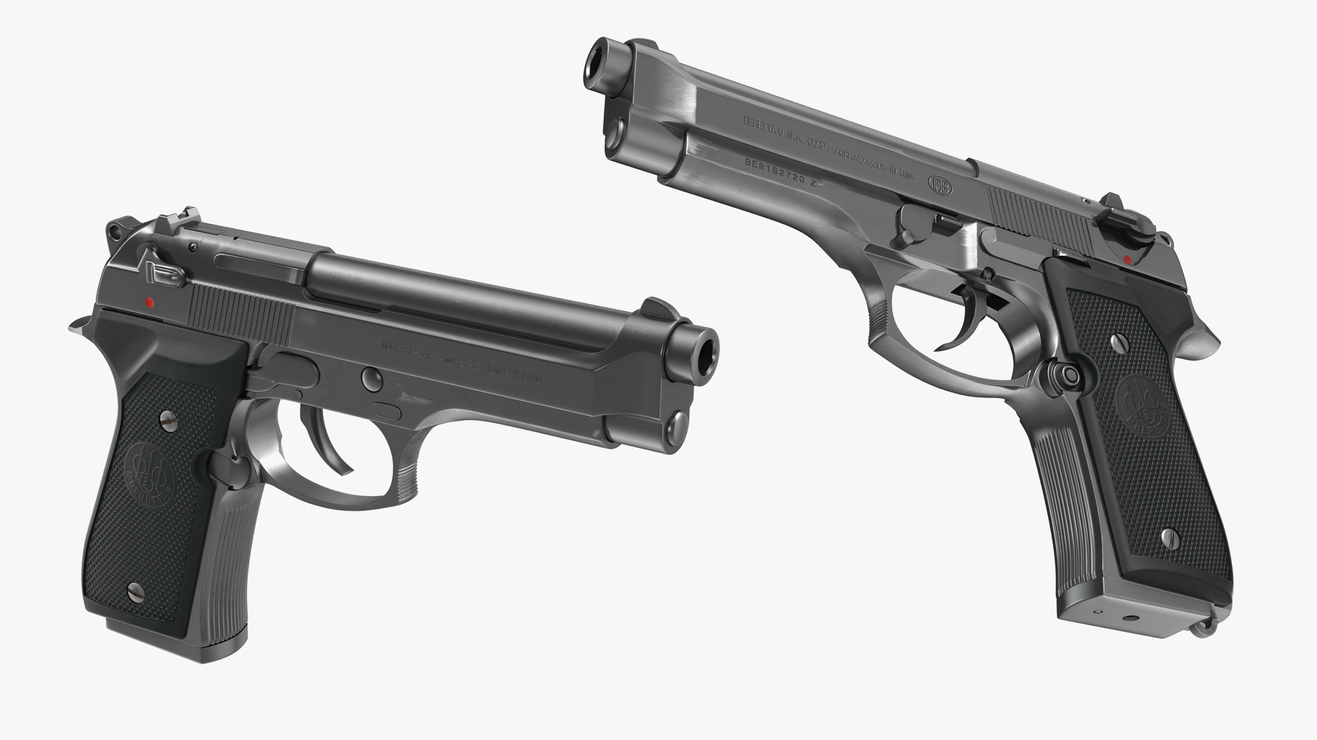 3D model Handgun Beretta 92FS