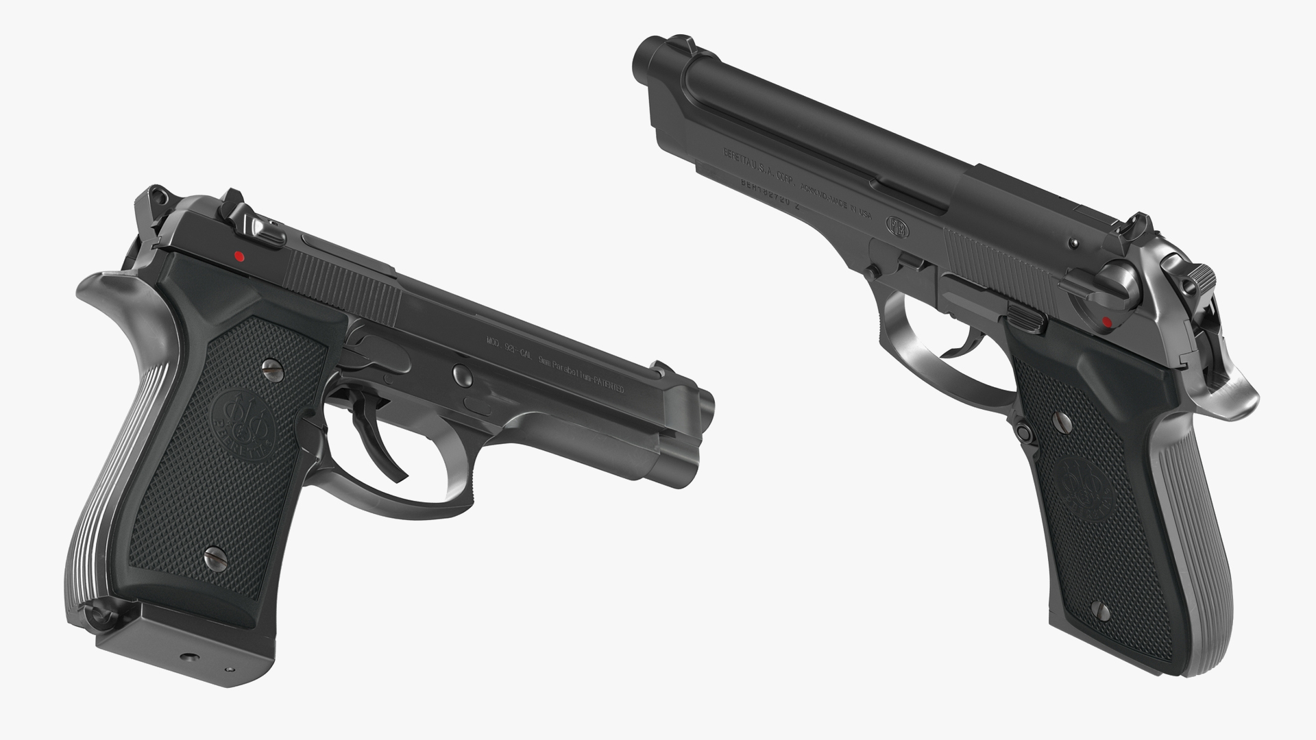 3D model Handgun Beretta 92FS