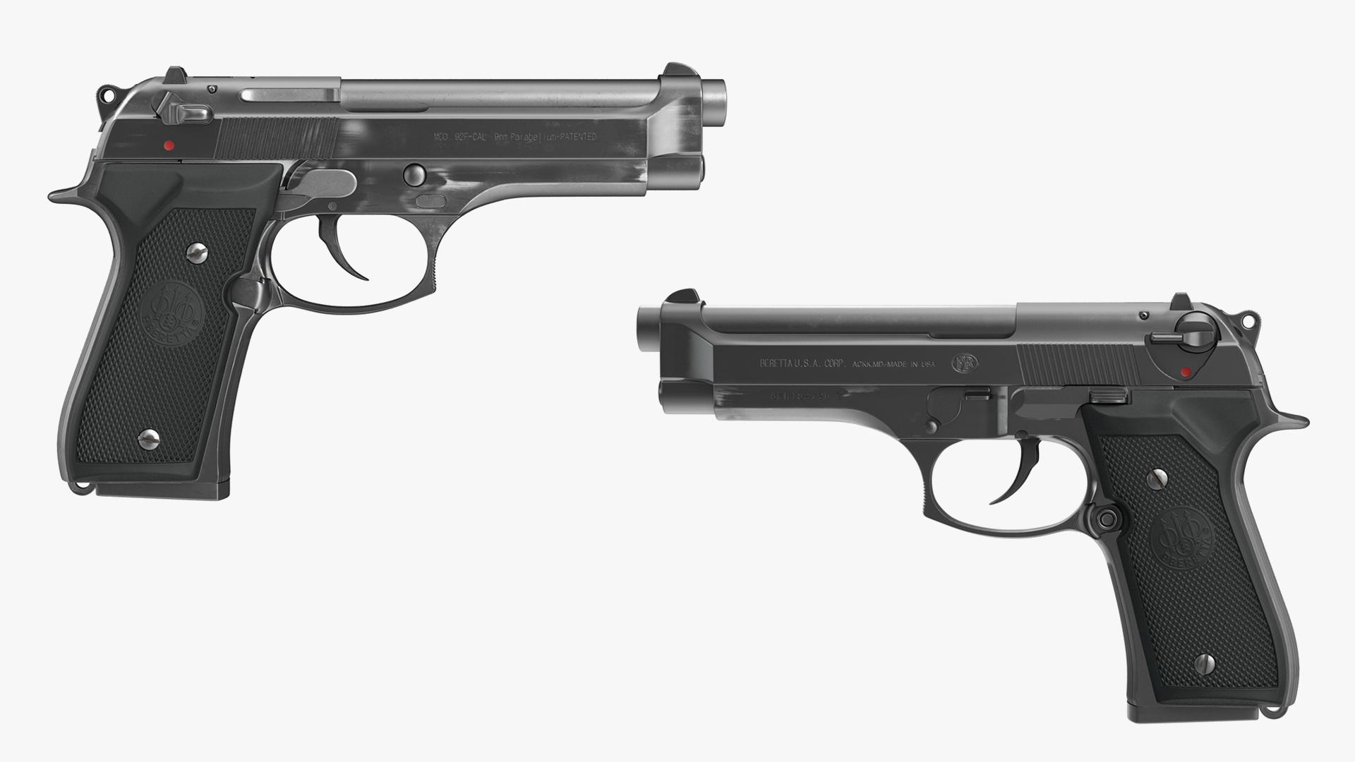 3D model Handgun Beretta 92FS