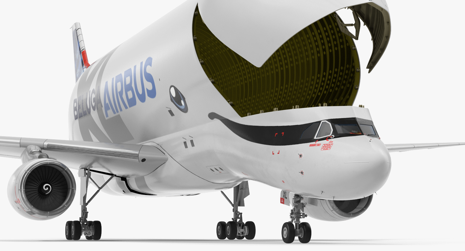 3D Airbus Beluga XL A330 743L Rigged model