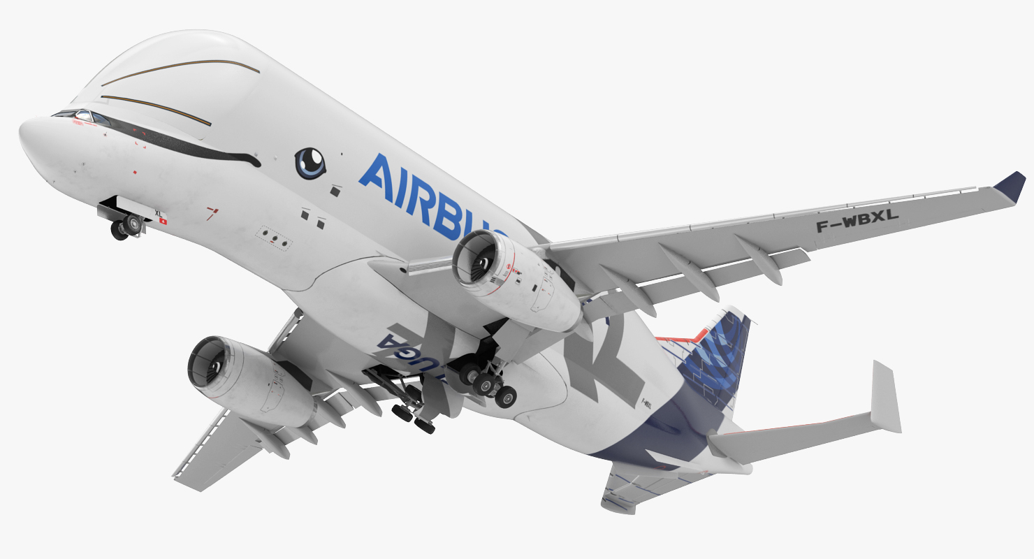 3D Airbus Beluga XL A330 743L Rigged model