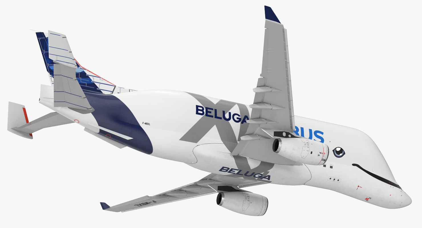 3D Airbus Beluga XL A330 743L Rigged model