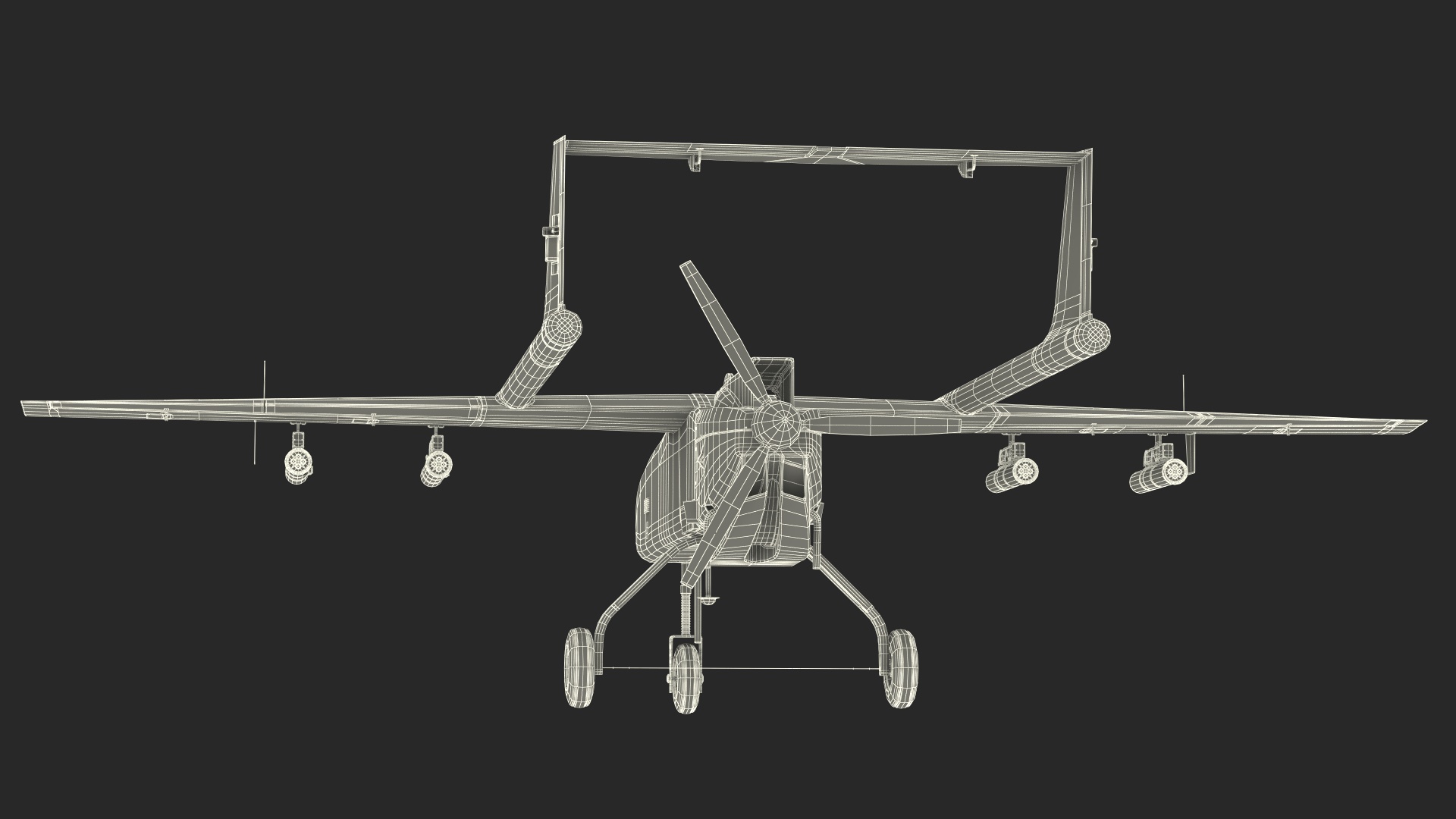 Unidentified Sand Color Drone 3D model