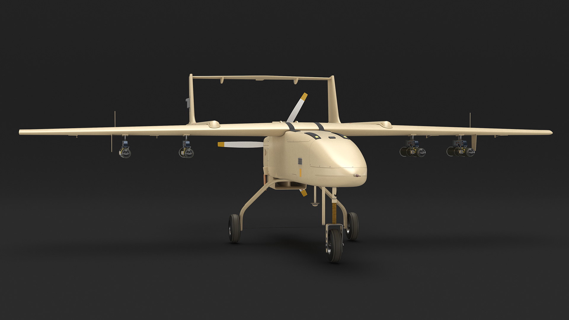 Unidentified Sand Color Drone 3D model