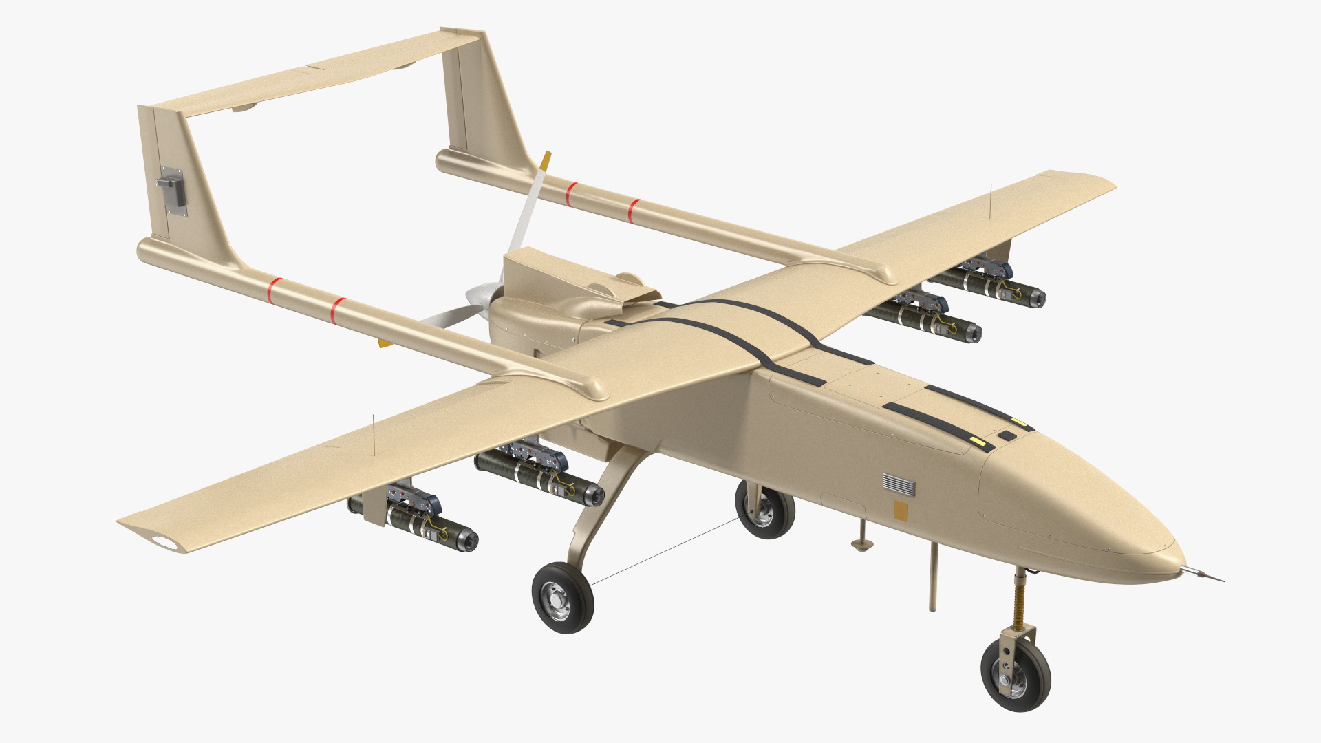 Unidentified Sand Color Drone 3D model