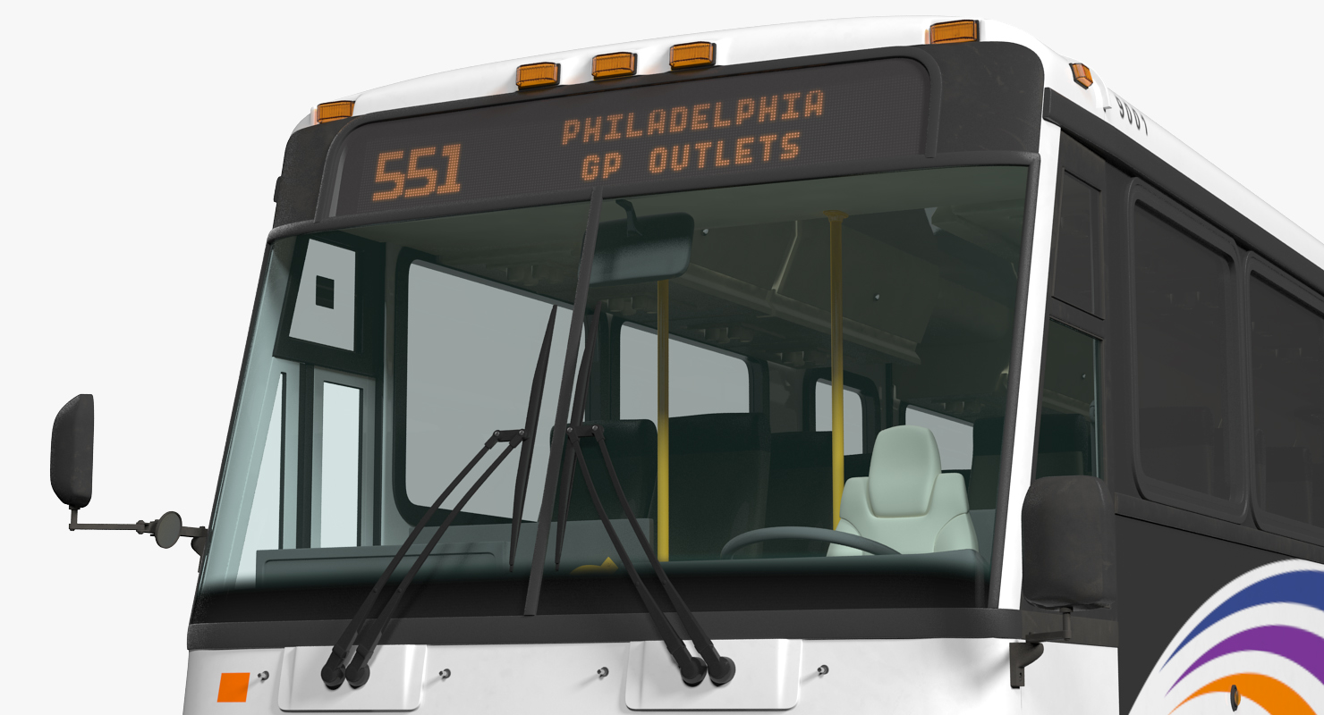 3D model Intercity Bus MCI D4500ct