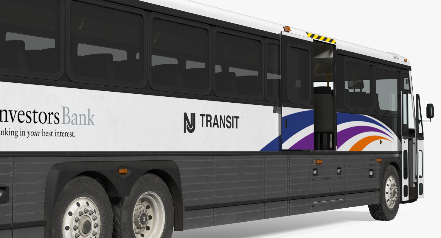 3D model Intercity Bus MCI D4500ct