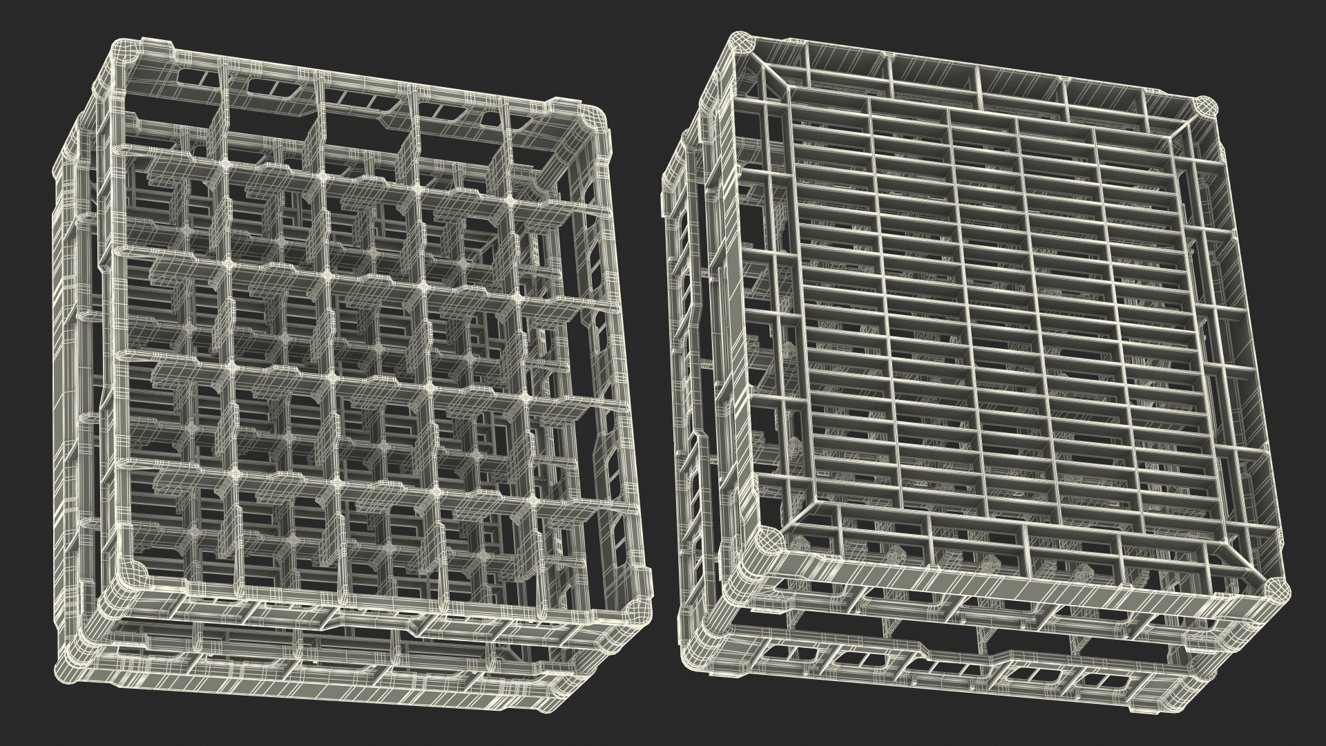 3D Dishwasher Glass Rack