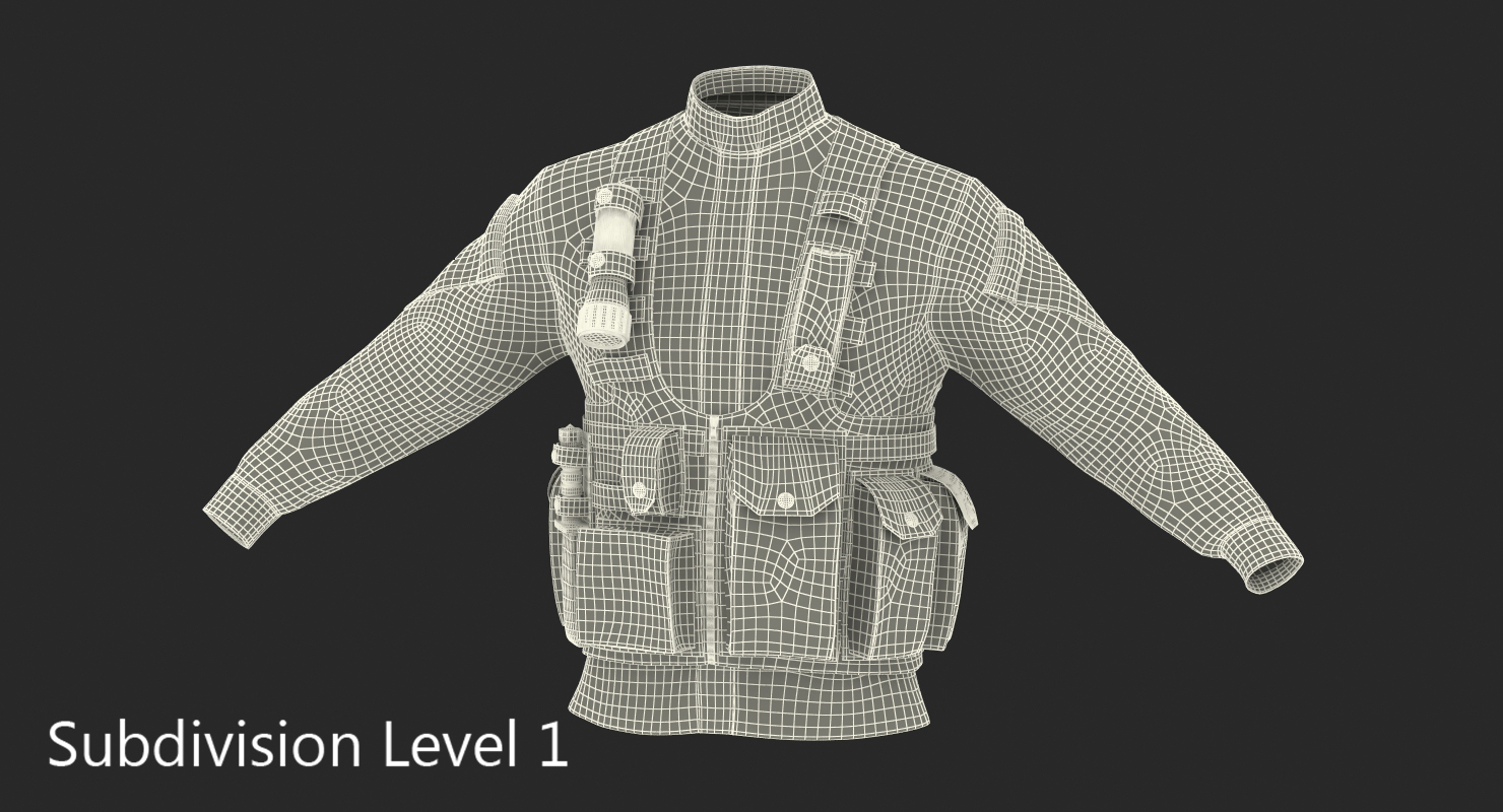 3D model Military Jacket