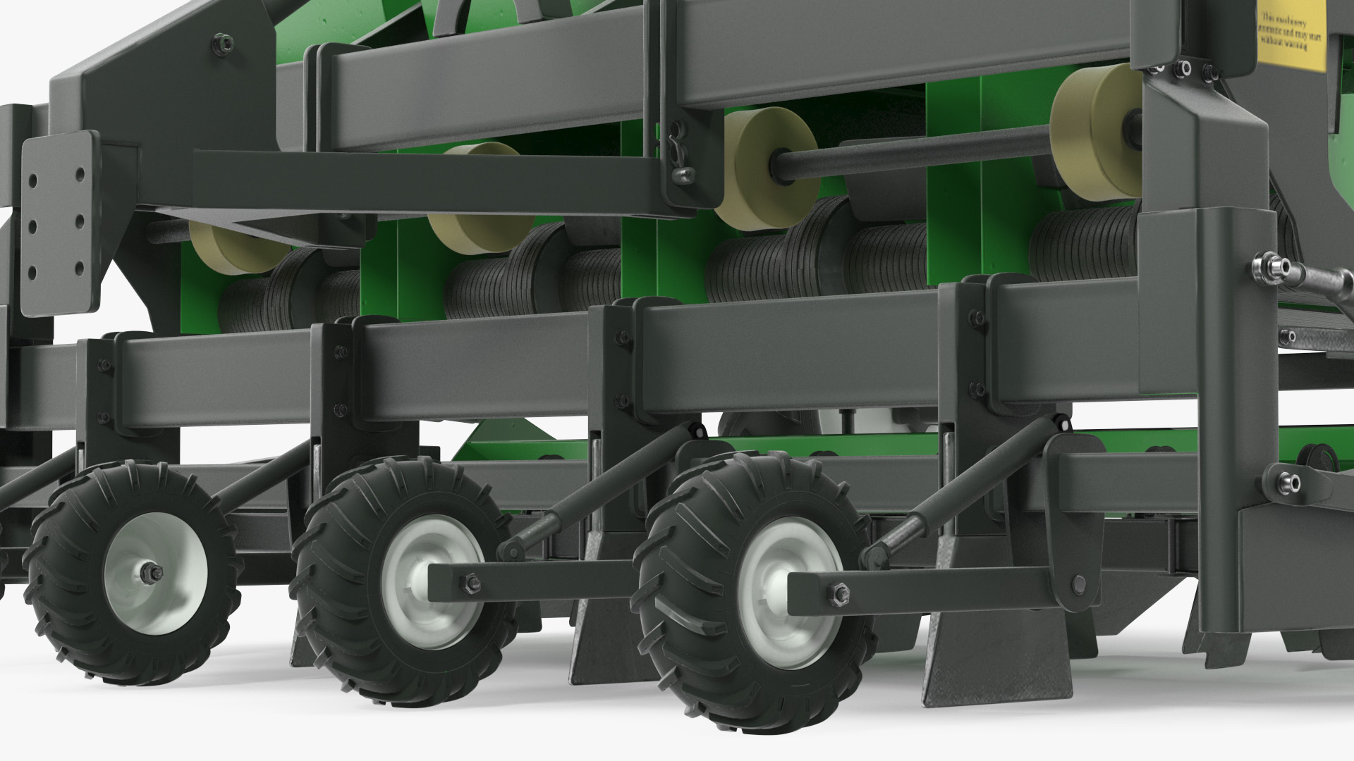 Miedema Structural 4000 Potato Planter Green 3D model