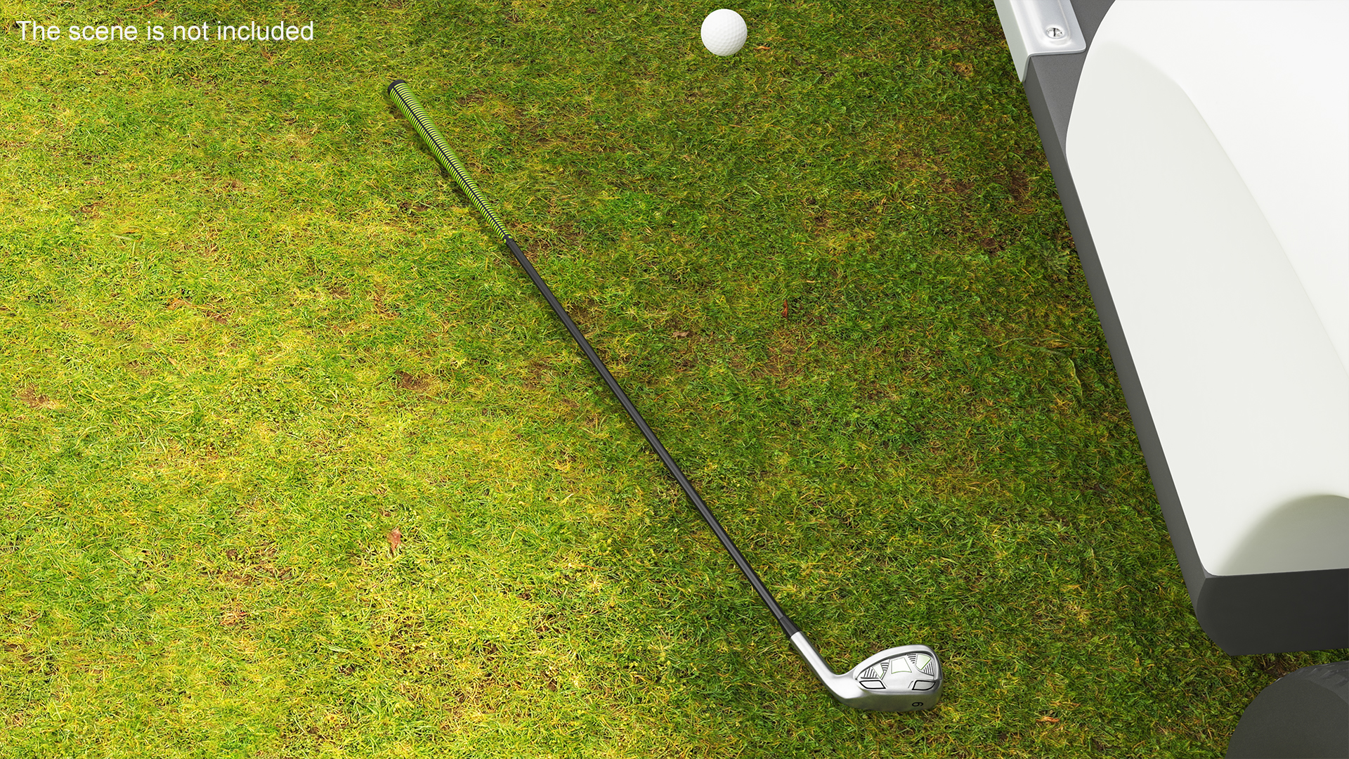 Premium Golf Iron 9 3D model