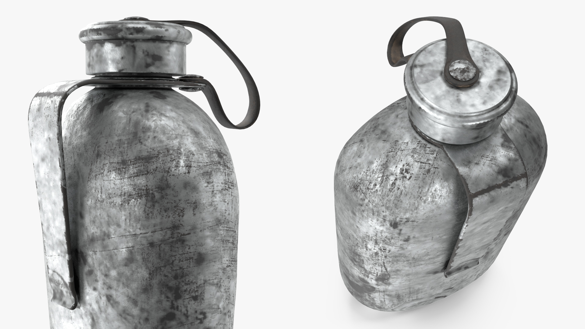 Miner Water Flask 3D