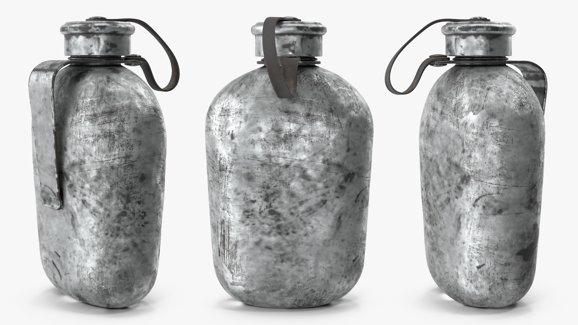 Miner Water Flask 3D