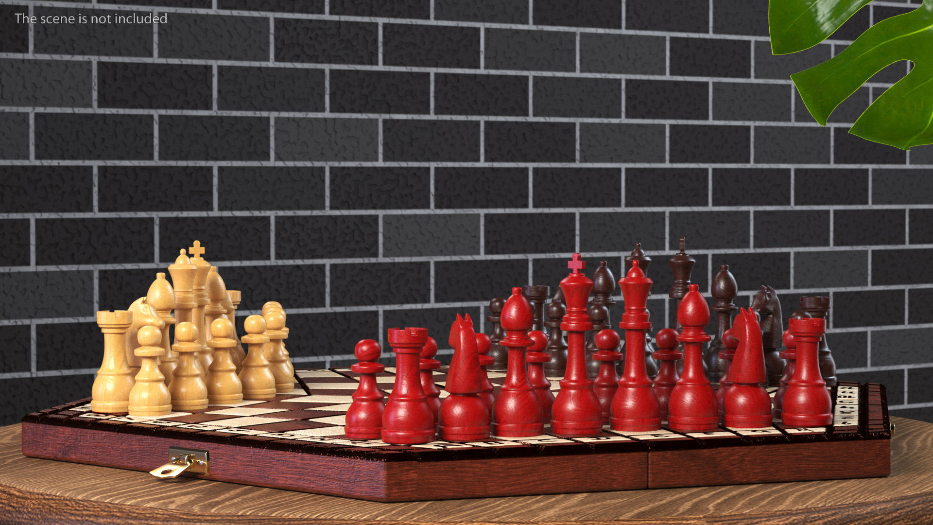 Hexagonal Chess for 3 Players 3D model