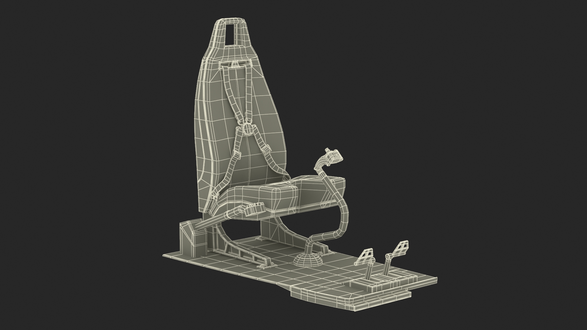 3D Utility Helicopter Cockpit