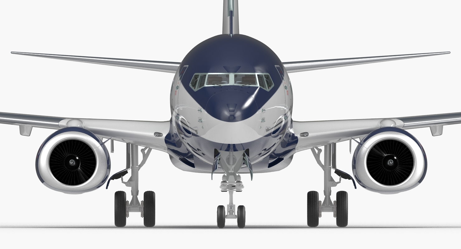 3D Boeing 737 800 with Interior Generic