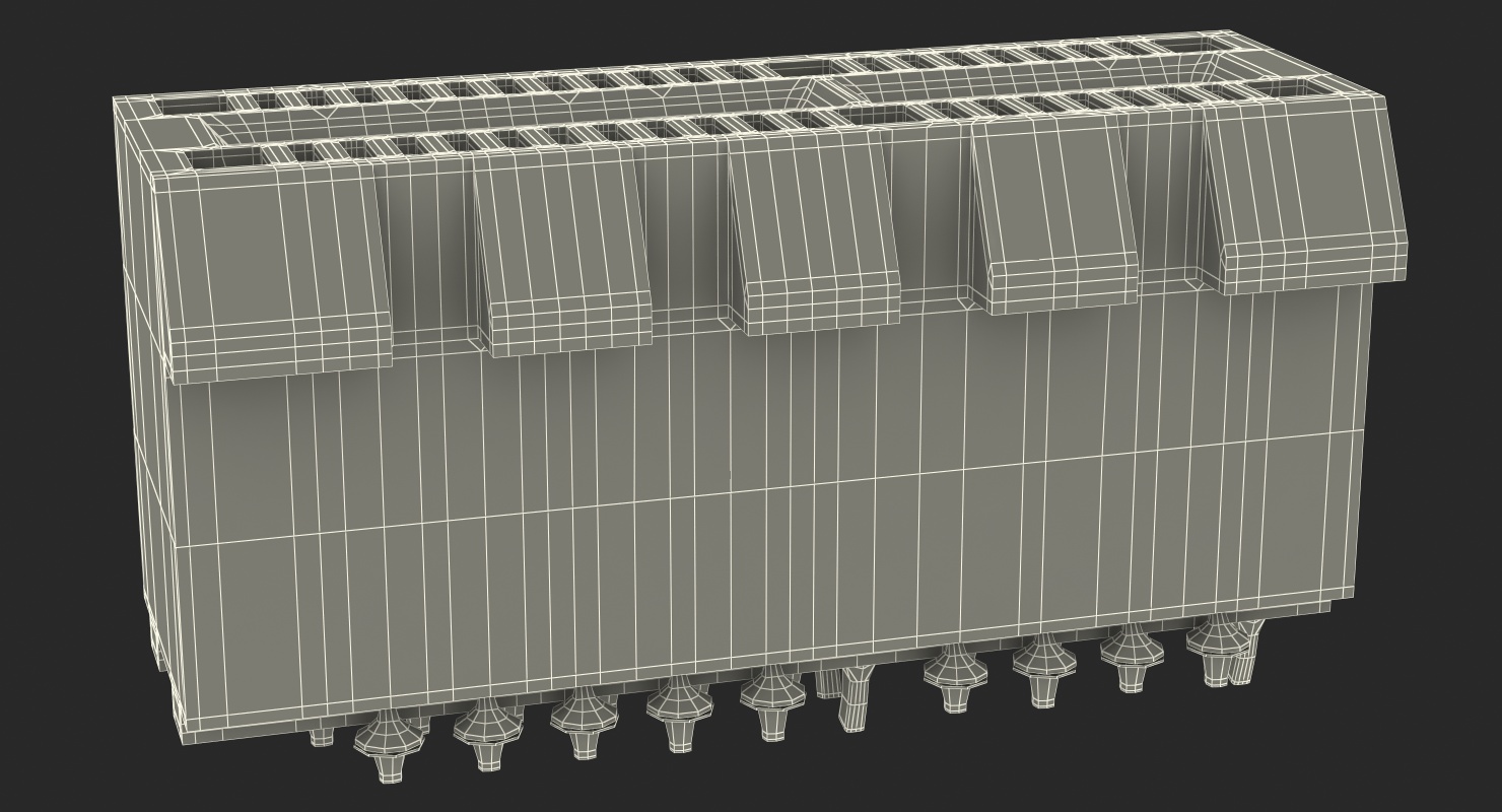 3D PCI Express Connector