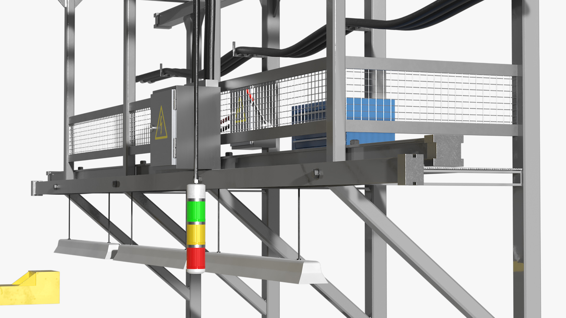 3D Audi Assembly Line model