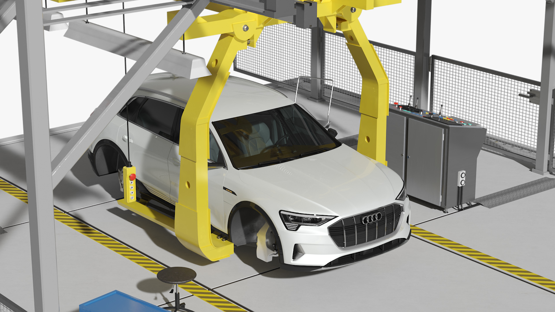 3D Audi Assembly Line model