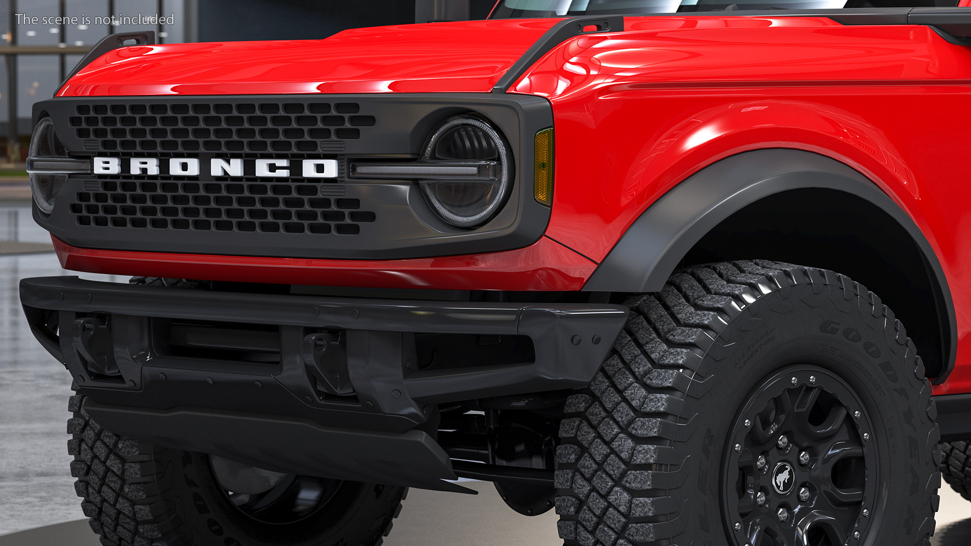 3D model Ford Bronco 2021 Removed Doors