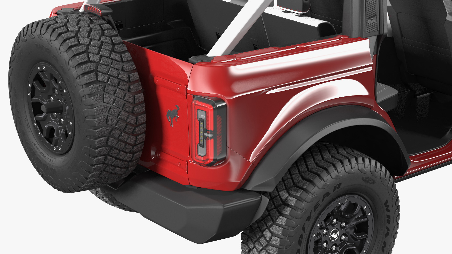 3D model Ford Bronco 2021 Removed Doors