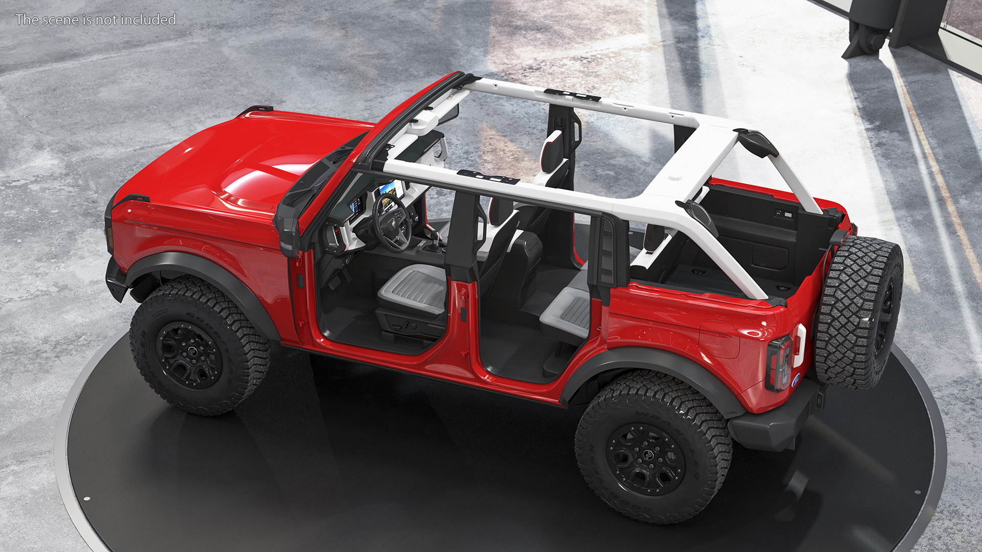 3D model Ford Bronco 2021 Removed Doors