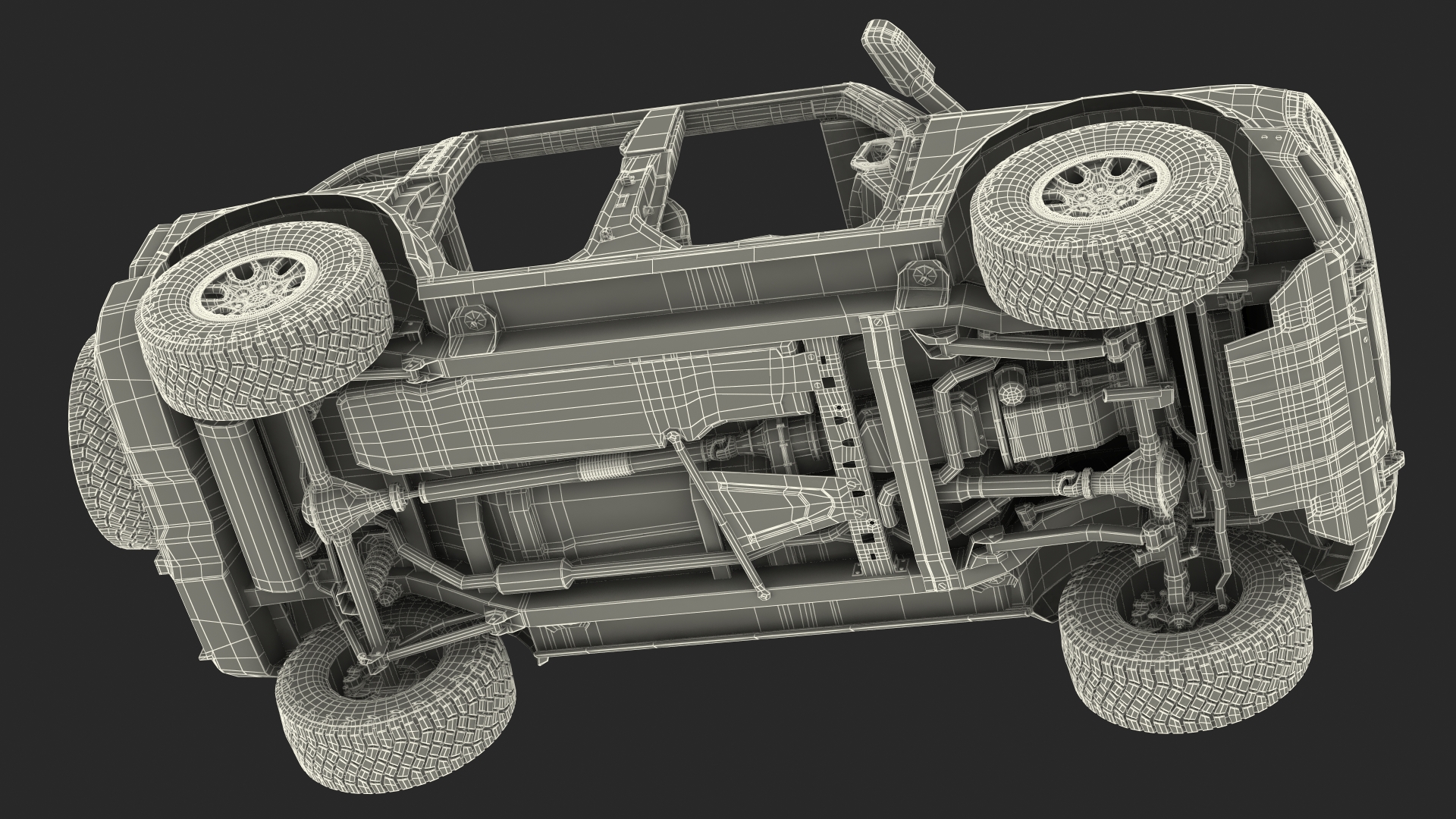 3D model Ford Bronco 2021 Removed Doors