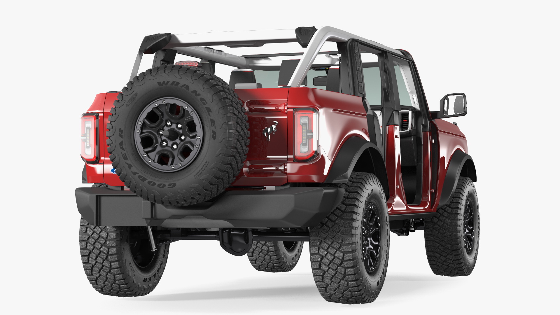 3D model Ford Bronco 2021 Removed Doors