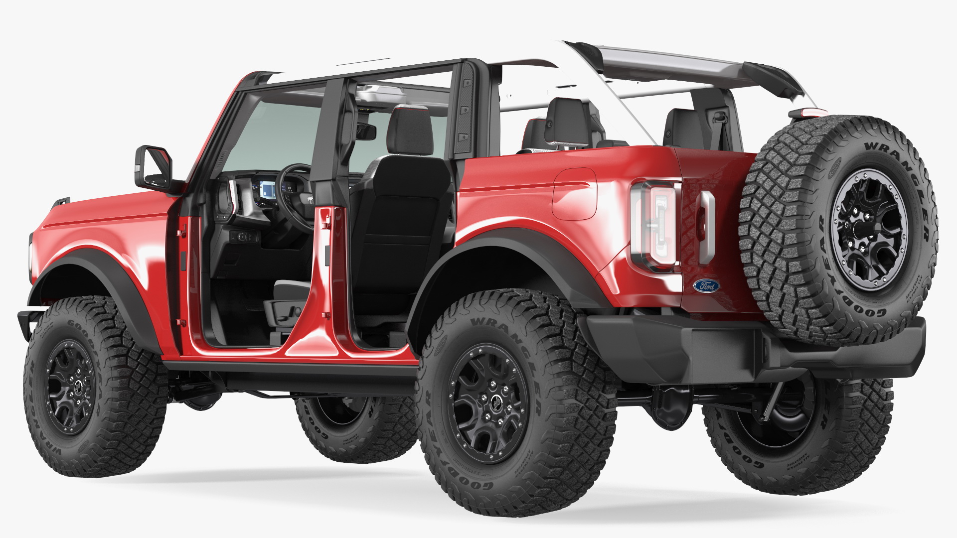 3D model Ford Bronco 2021 Removed Doors