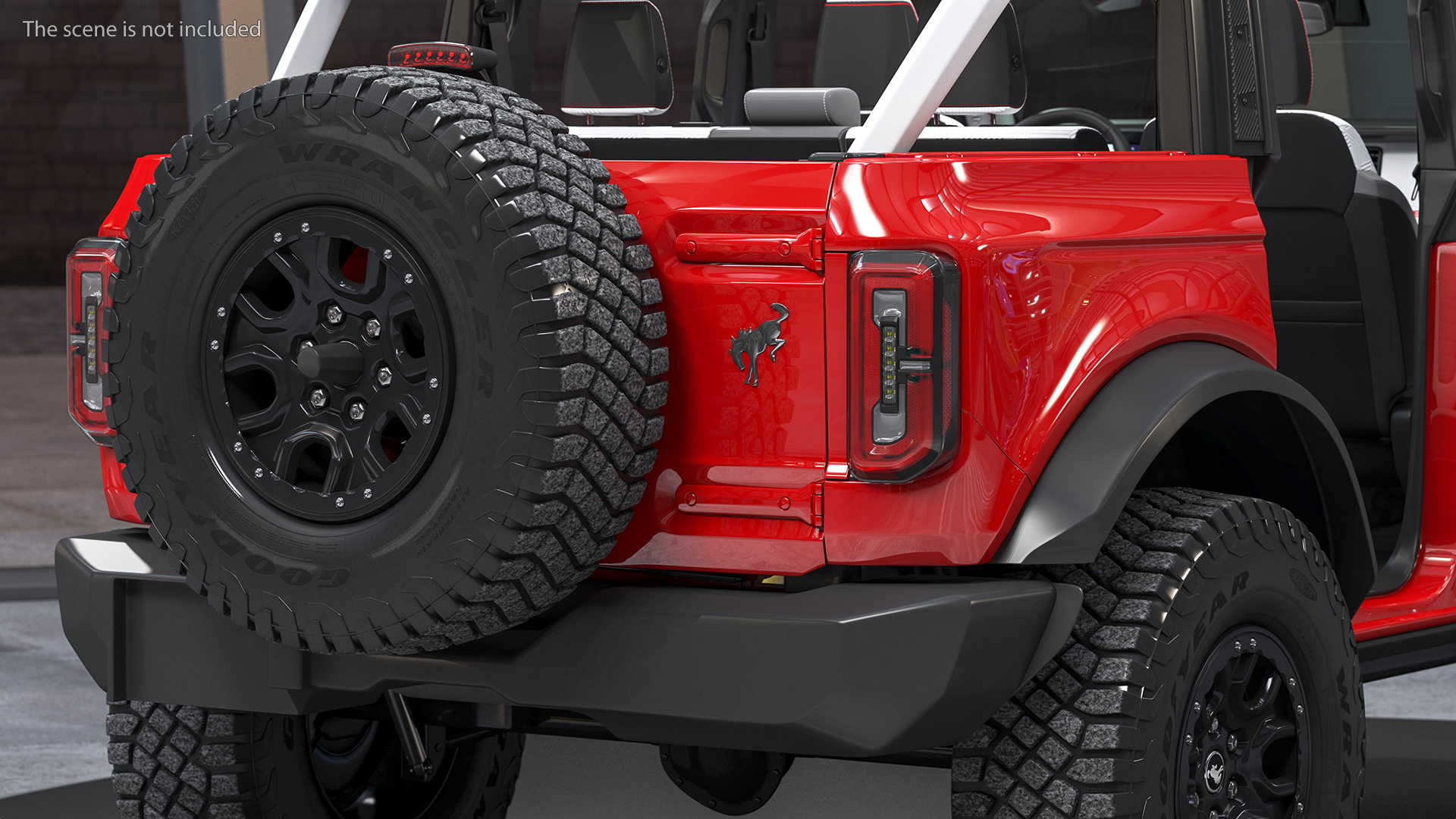 3D model Ford Bronco 2021 Removed Doors