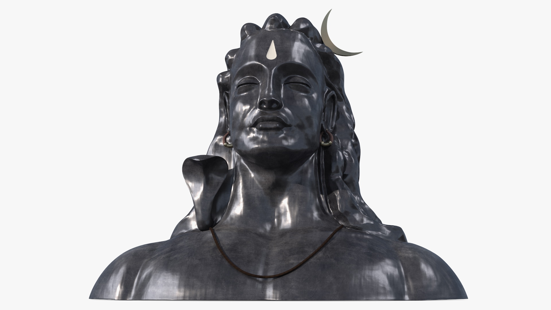 3D Adiyogi Shiva Statue for 3D Print model