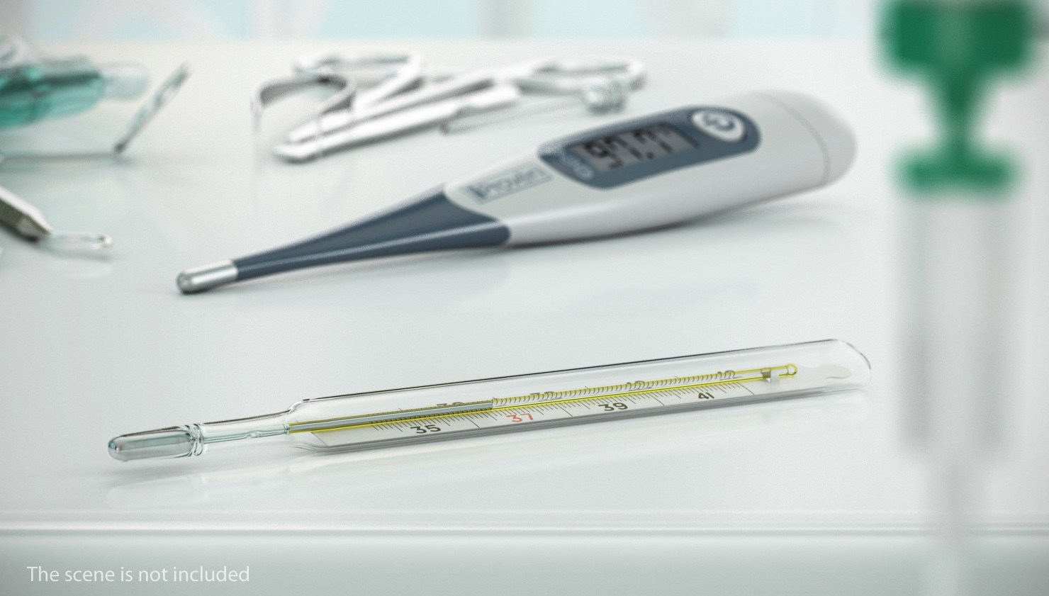 Mercury Thermometer 3D model