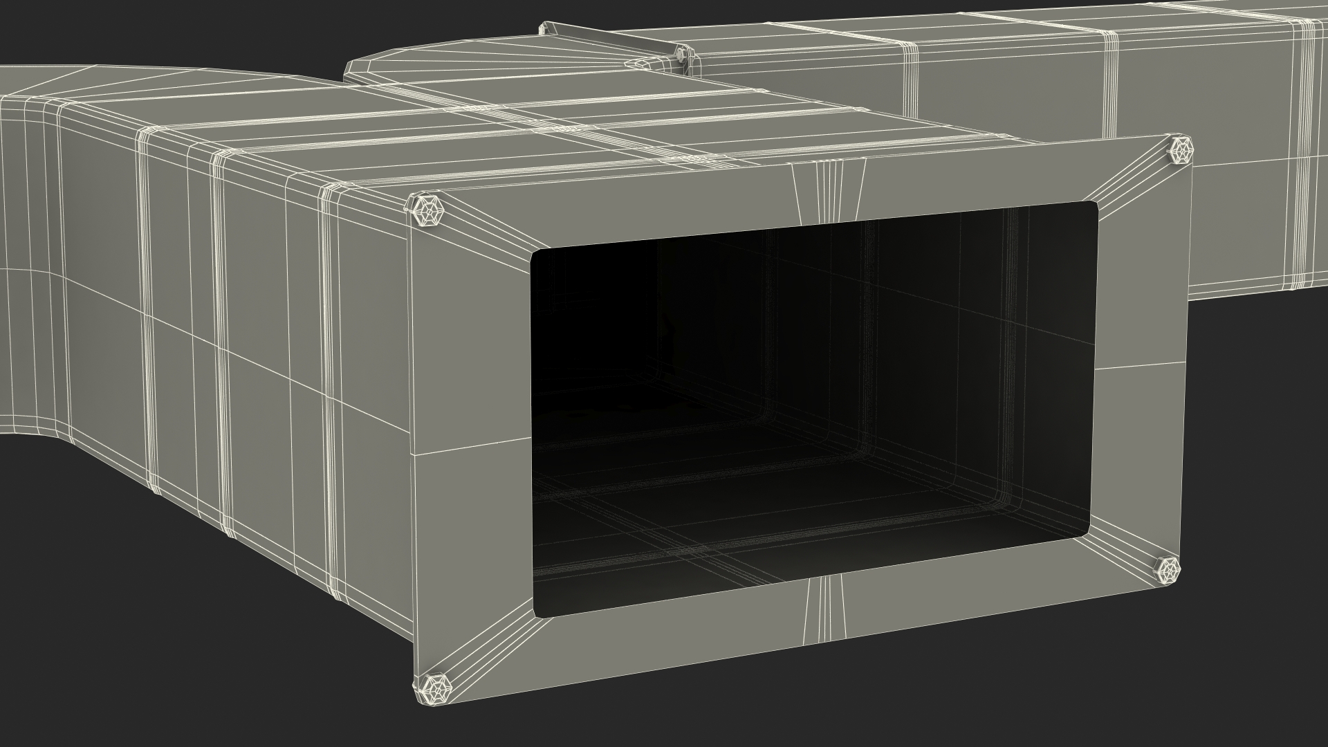 3D HVAC Ductwork model