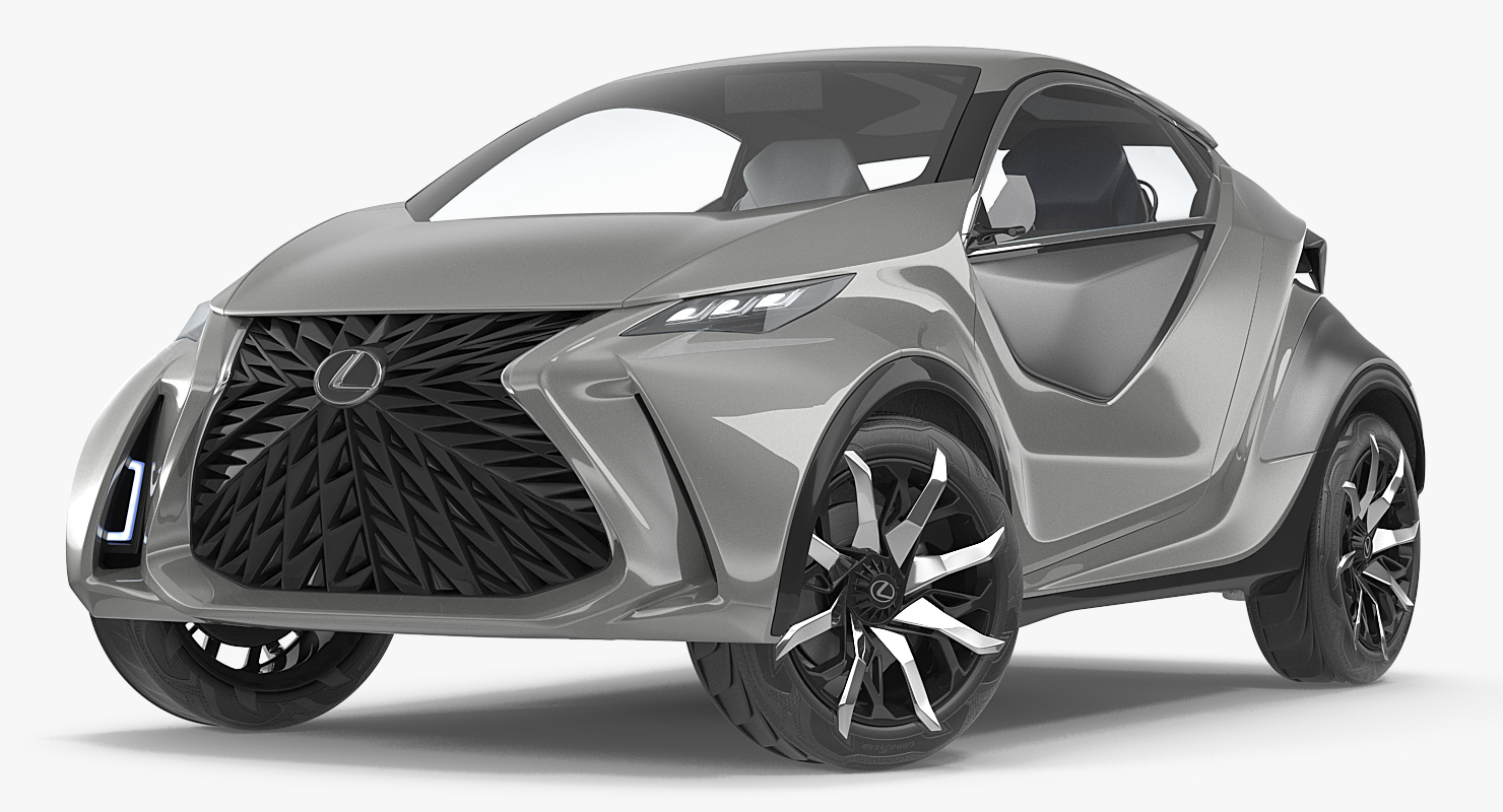 3D Concept Lexus LF-SA Rigged