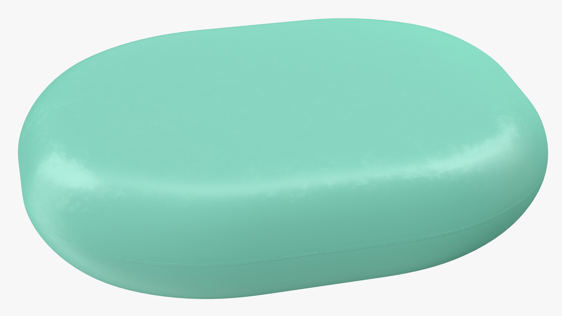 3D Sky Blue Bath Soap model