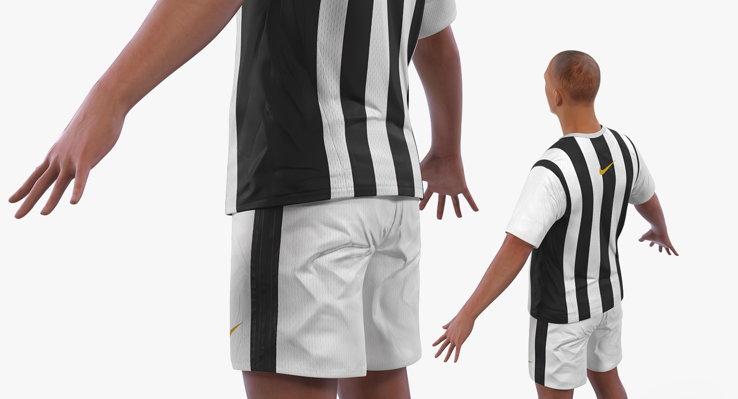 Soccer or Football Player Juventus 3D model