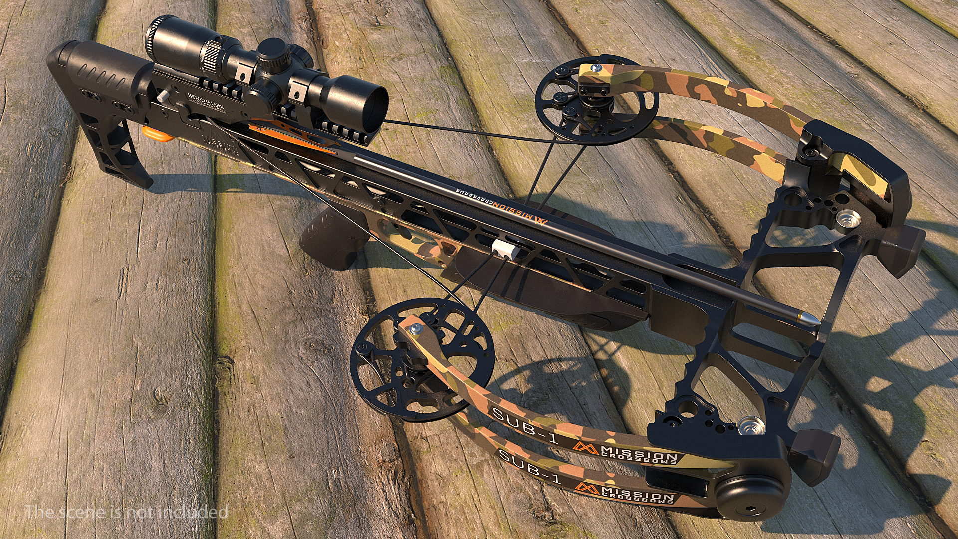 Crossbow Camouflage Mission Sub-1 XR with Arrow 3D