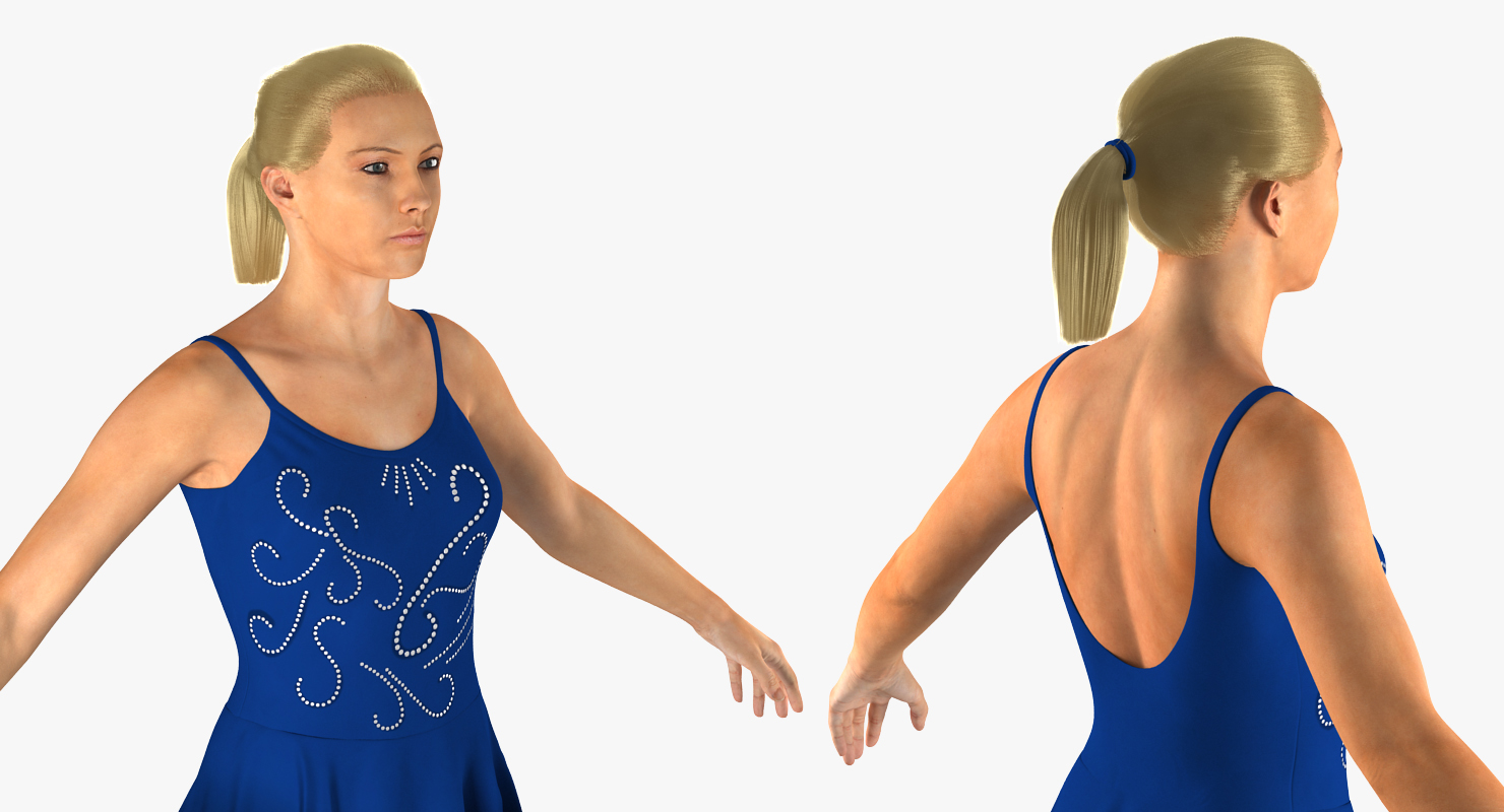 Female Figure Skater 2 3D