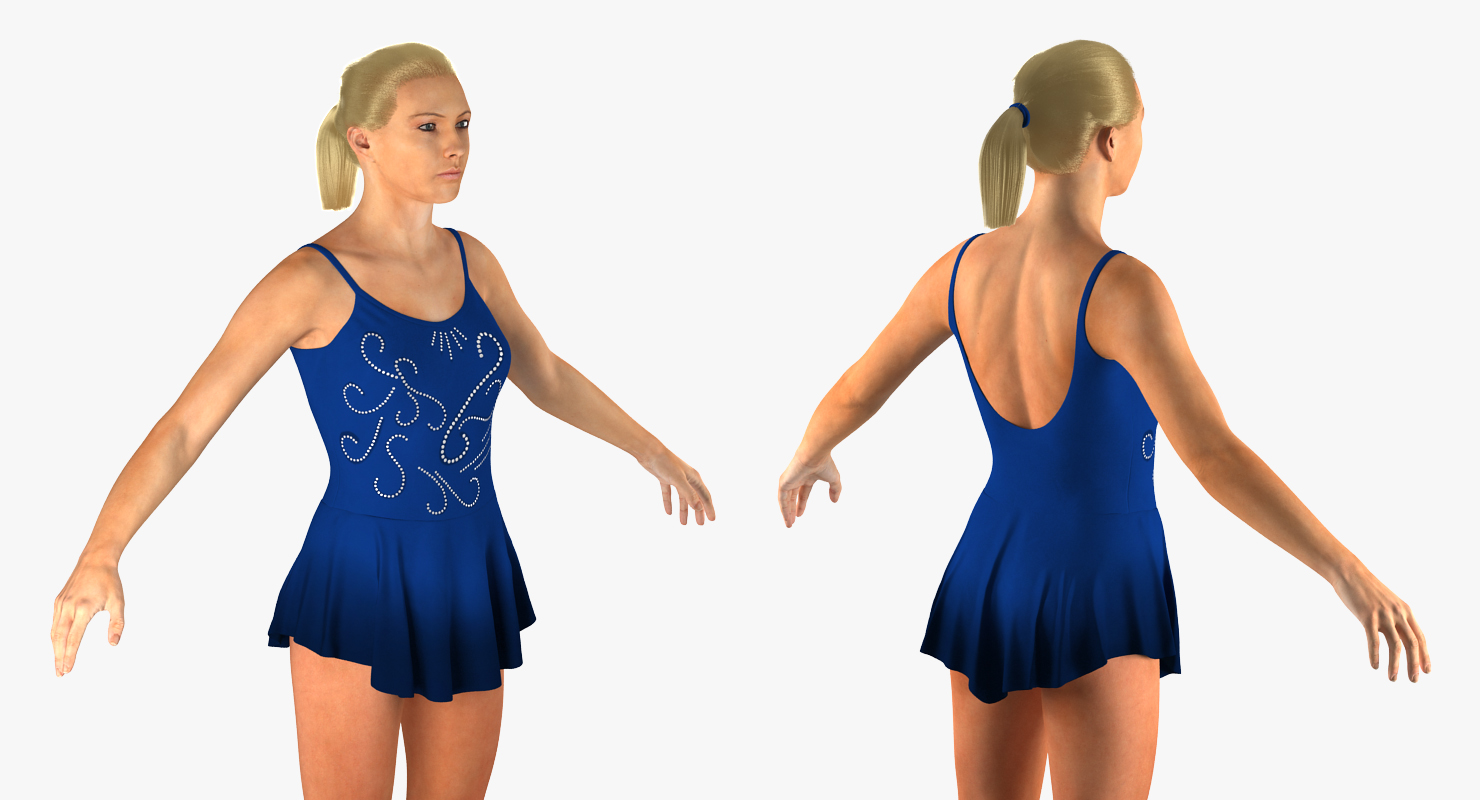 Female Figure Skater 2 3D